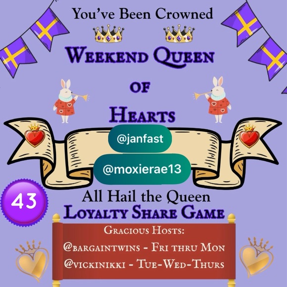 MONDAY’S QUEEN HAS ARRIVED! 💜 PLEASE RAIN SHARES AND PLAY OFTEN TO BE A QUEEN 💜 - Picture 2 of 8